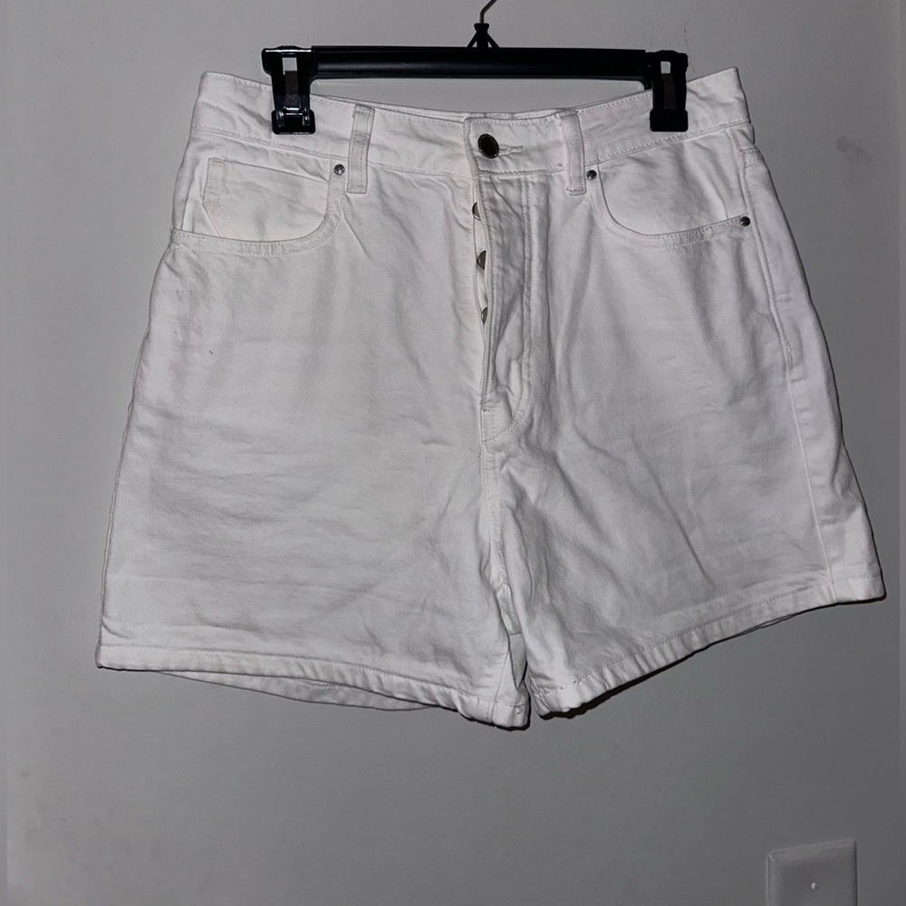 Zara white Jean shorts
